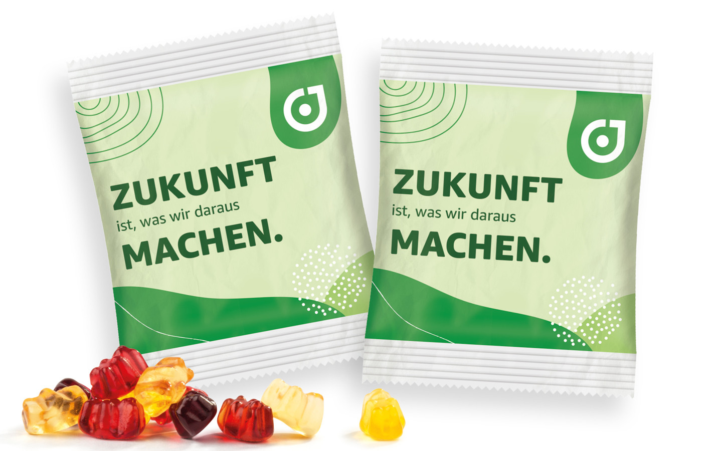 Papier-Werbetüte Fruchtgummi