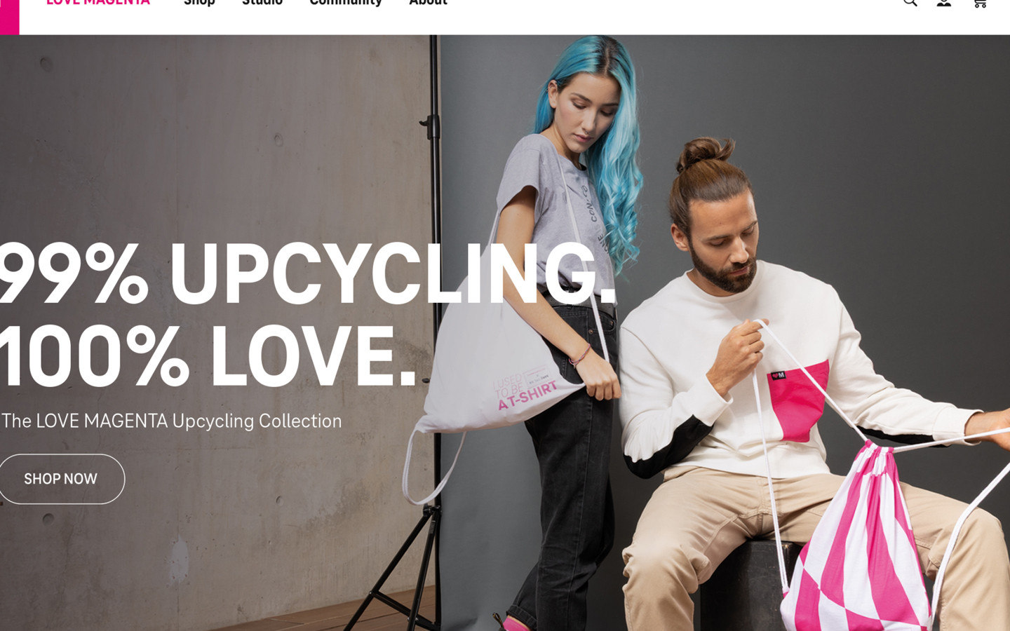 99% Upcycling. 100% Love.