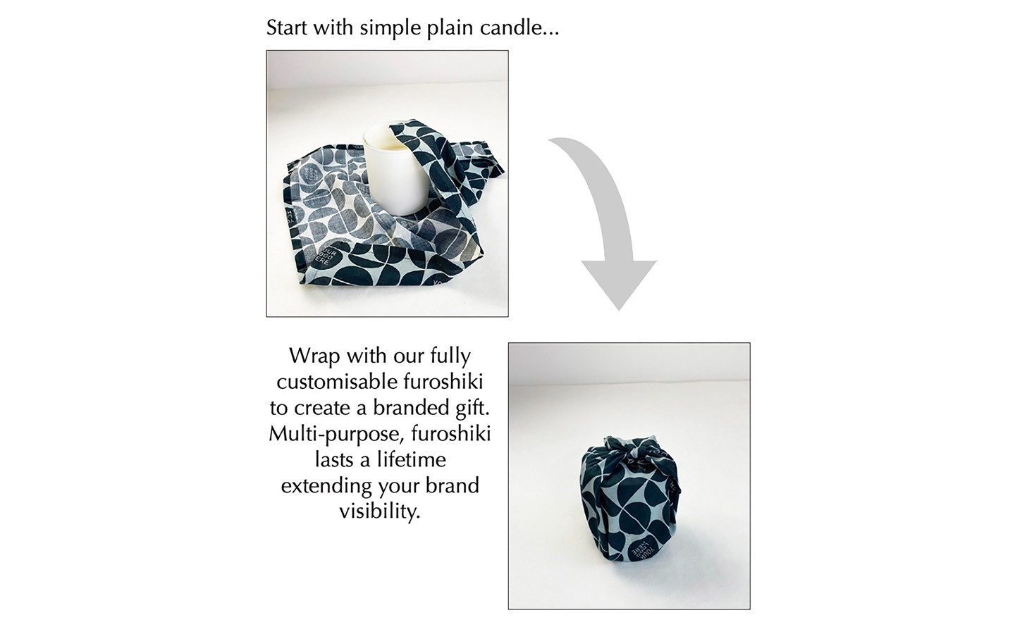 Reusable Fabric Gift Wrap