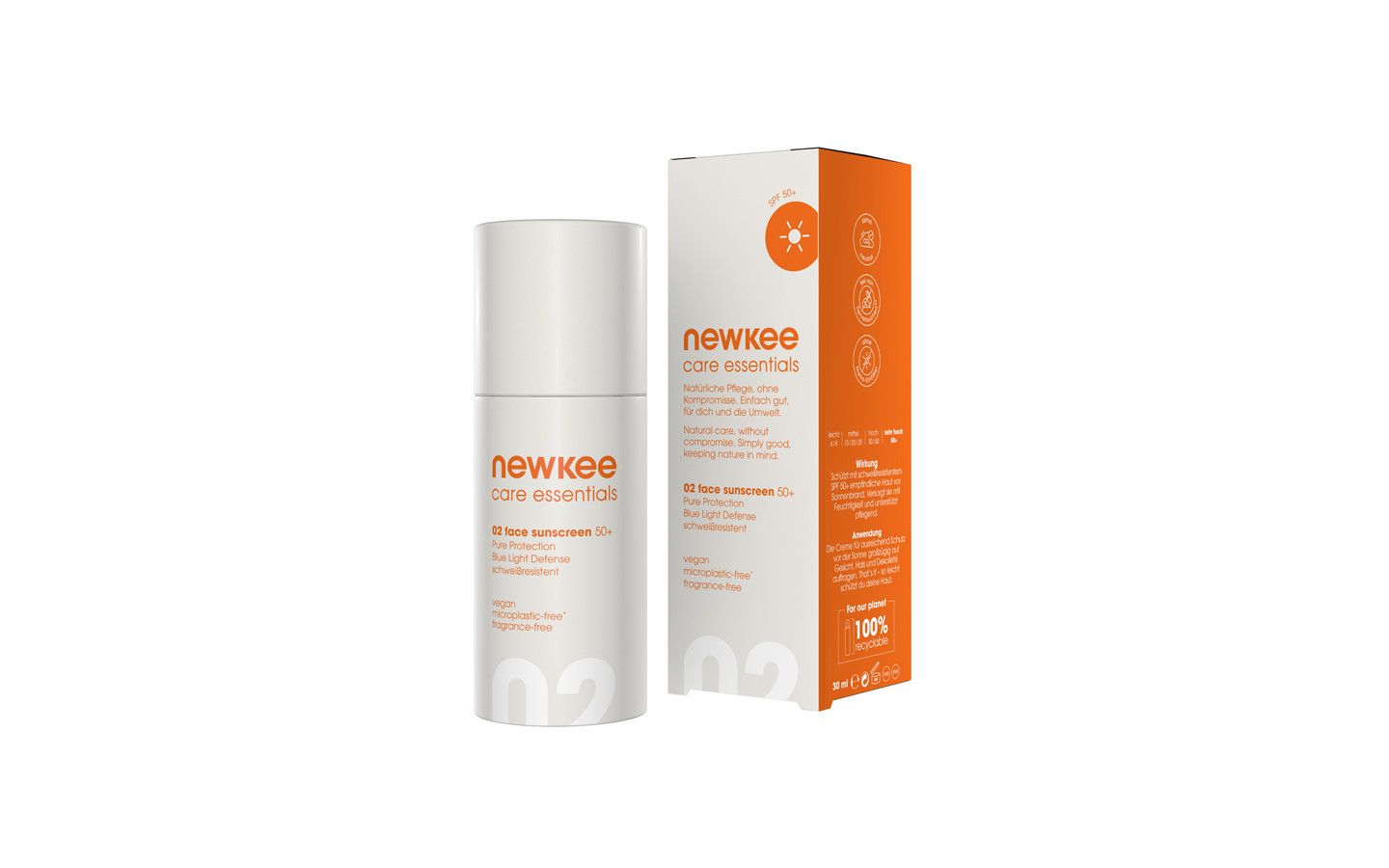 newkee face sunscreen 50+