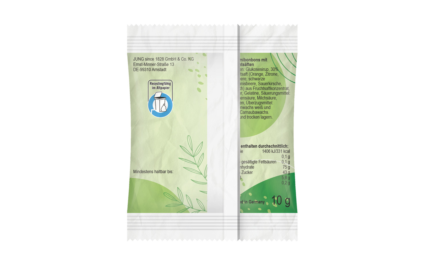 Papier-Werbetüte Fruchtgummi