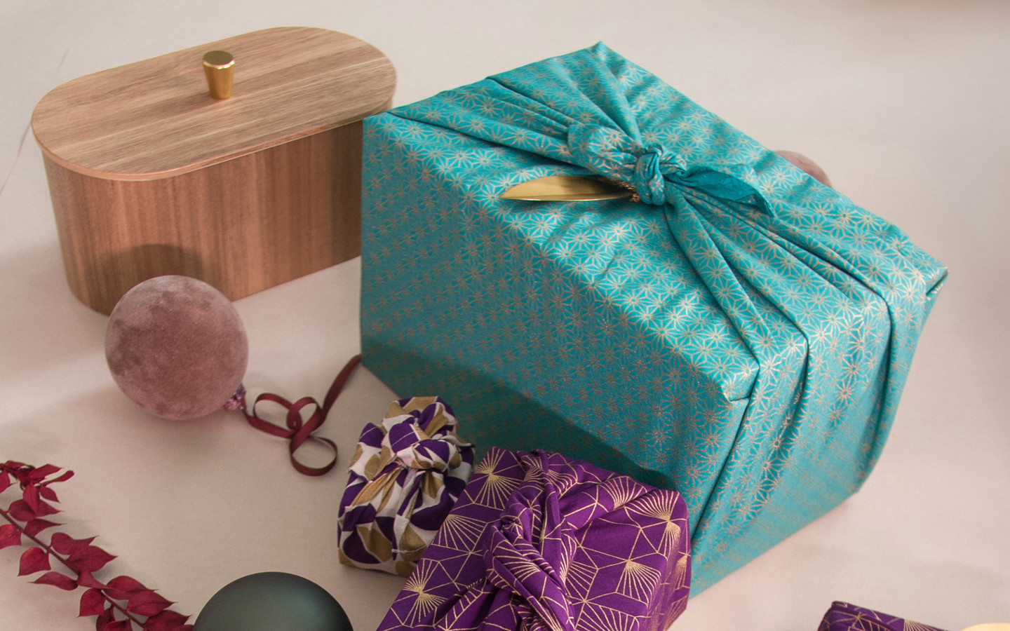 Reusable Fabric Gift Wrap